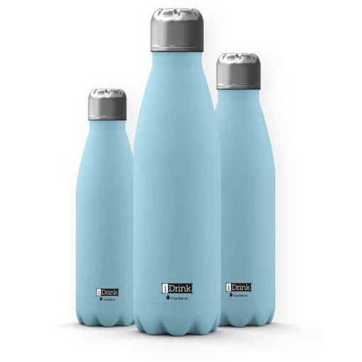Picture of IDRINK THERMAL BOTTLE 750ML LIGHT BLUE